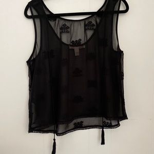 NWOT! Sheer top